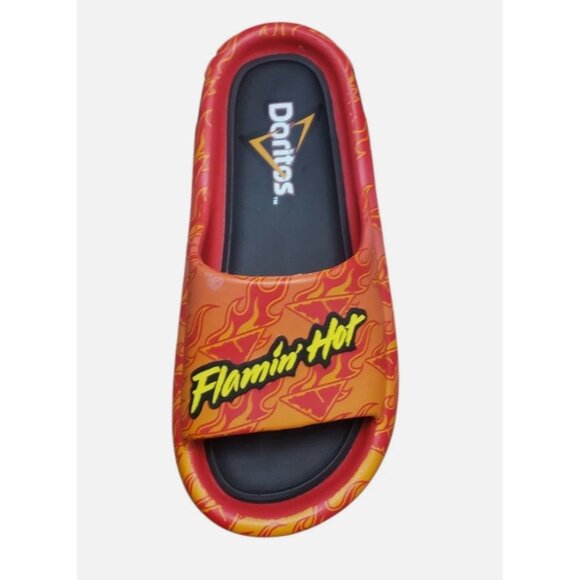 New! Size: 7 Men/8 Women | Doritos Flamin\' Hot Slip On Sandals / Slides main image 8